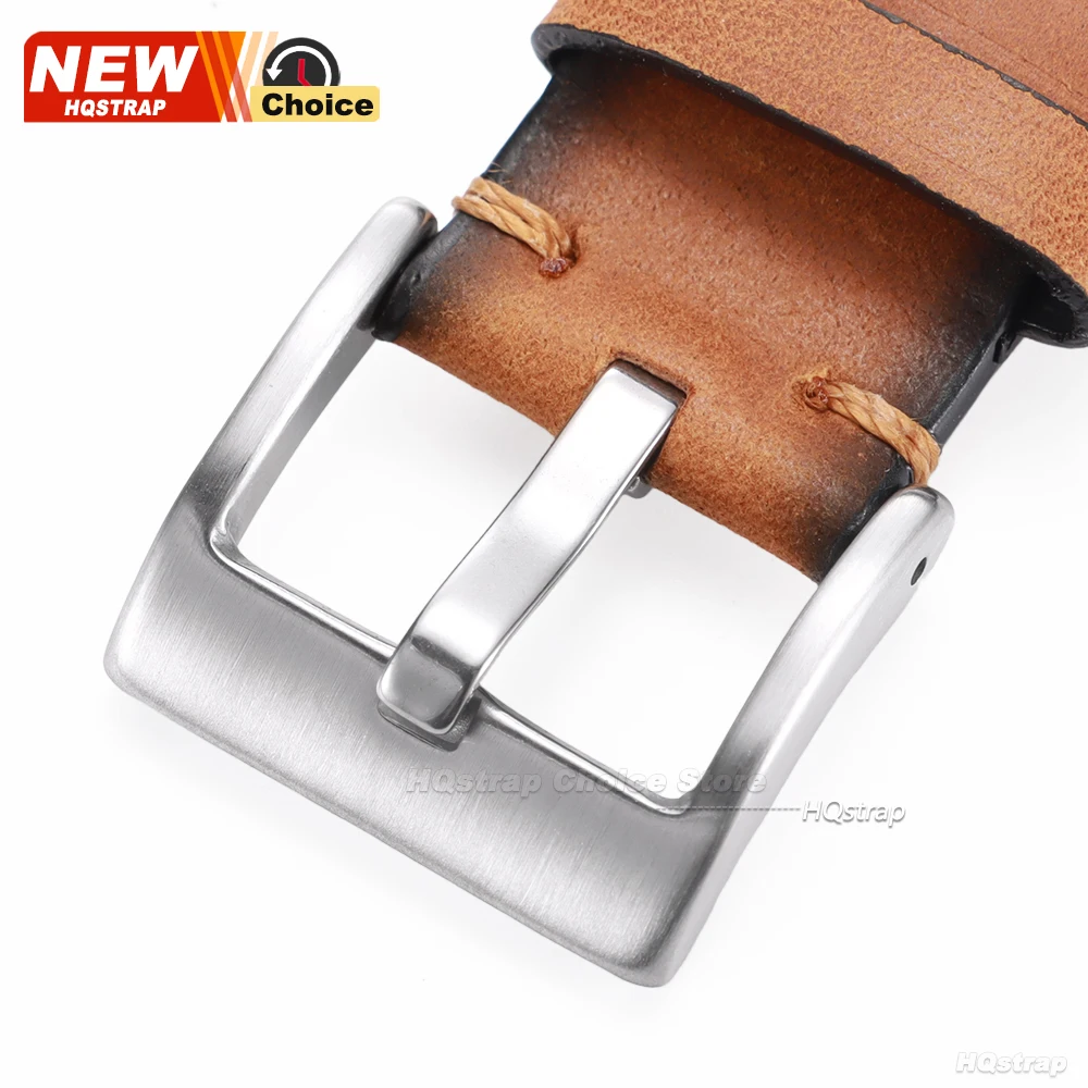 20mm 22mm 24mm Modisches Uhrenarmband für Omega, Armband für Seiko Smartwatch, Lederarmbänder für Samsung Galaxy4/5/6/7 40mm44mm Classic – Detail 5