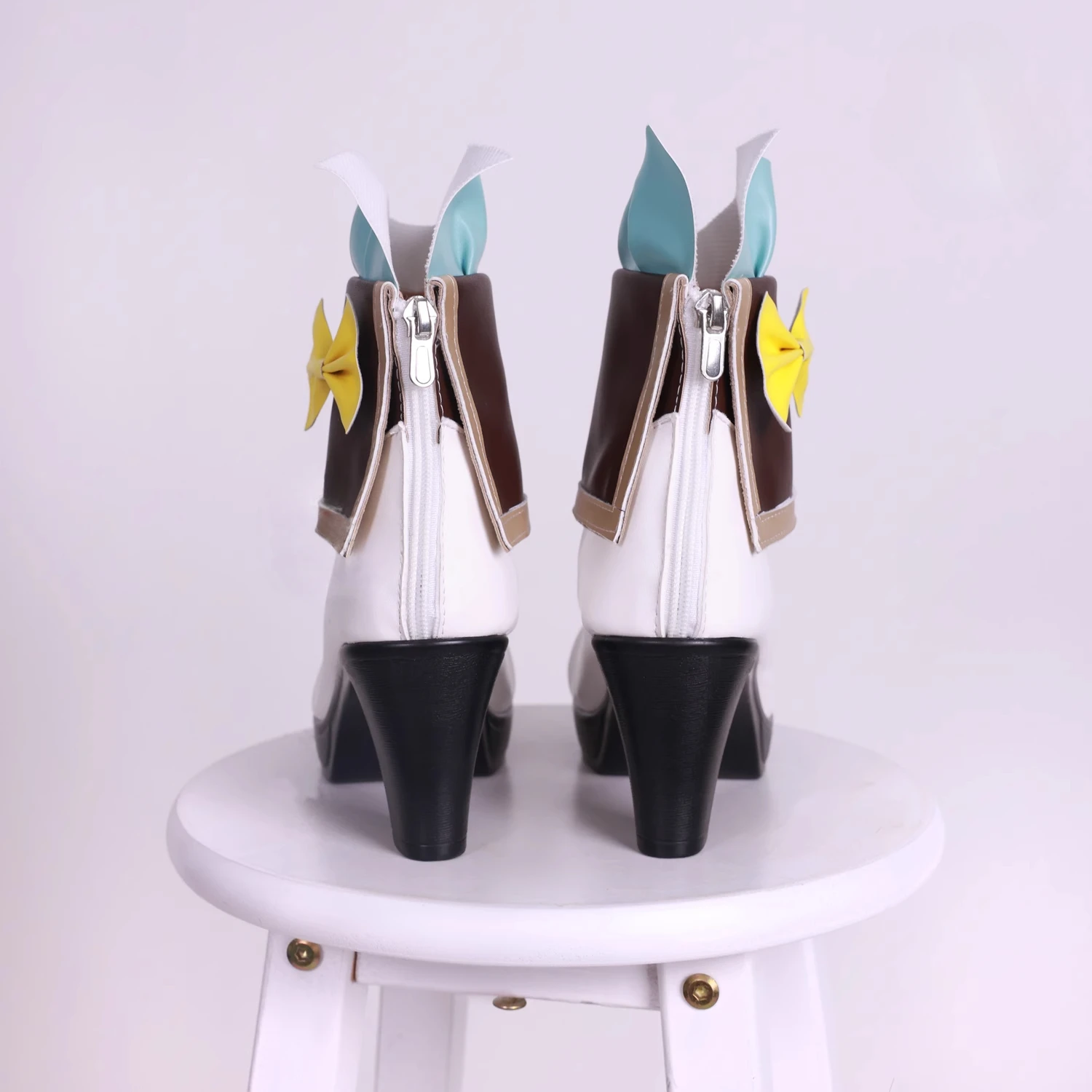 Game Honkai Star Rail Firefly Cosplay Shoes Adult Unisex Leather PU High Heel Boots Halloween Costume Accessories Props