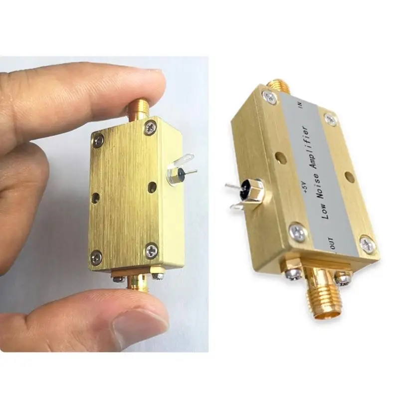 652F Versterkermodule met laag geluidsniveau, 17dB Hoge winst Metalen 50 MHz-4 GHz breedband radiofrequentieversterkermodule