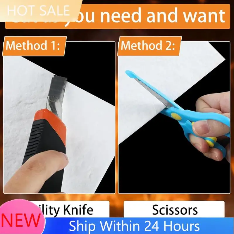 

A78K New 12 Pcs High Temperature Gasket Paper Fiber Gasket Material For Pellet Stove, Wood Stove