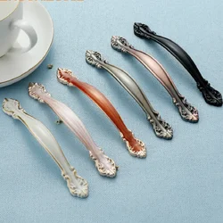 handles furniture modern door knob for kitchen cabinet knob 192/128 /96/64MM pull handle drawer Wholesale furniture hardware