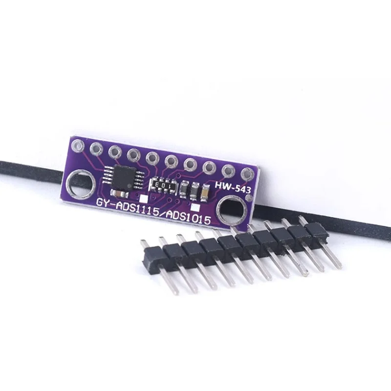 DC 2 -5V 4 CH ADS1115 Module ADC with Pro Gain Microcontroller 16 Bit Amplifier Board for Arduino I2C IIC ADC aVDD