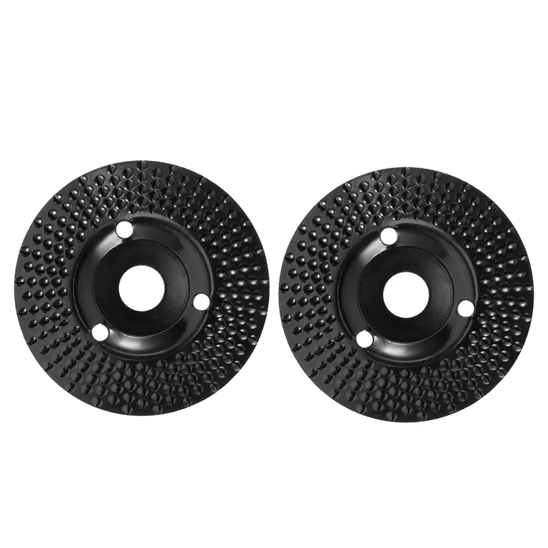 

HOT! 2 Pack Wood Carving Disc For Angle Grinder Rasp Disc Wooden Disc Angle Grinding Disc Grinding Grinding Disc 125 X 22Mm