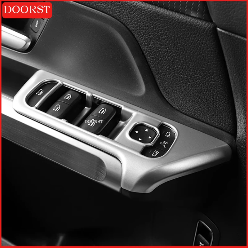 

For Mercedes Benz B GLA GLB EQA EQB Class W247 H247 X247 Car Window Lift Switch Button Panel Cover Trim Interior Accessories