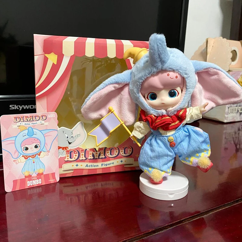 

Disney Dimoo & Dumbo Series Action Figures Kawaii Doll Cartoon Decor Movable Joints Collection Model Ornaments Toy Birthday Gift