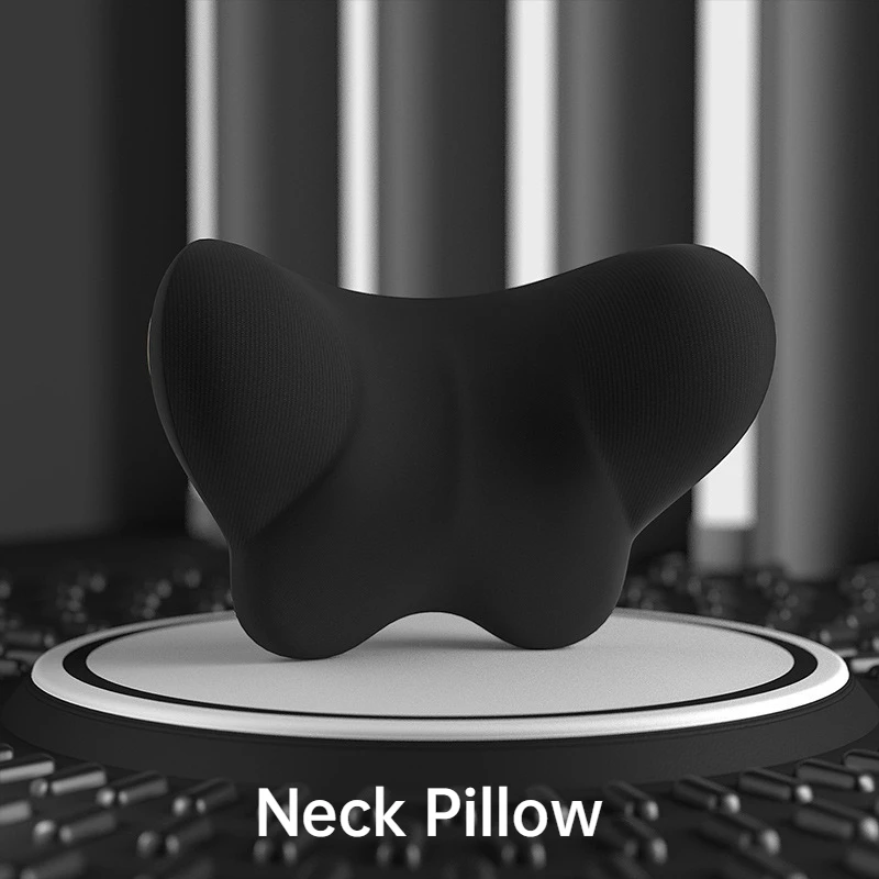 U-Shaped Car Neck Pillow Memory Cotton Headrest Skin-Friendly Comfortable Car Travel Pillow Seat Accessories