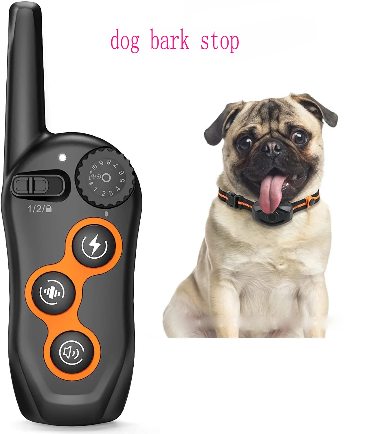 

Remote control dog training dog bark stopper dog collar 600 meters remote control training charging waterproof dog training devi