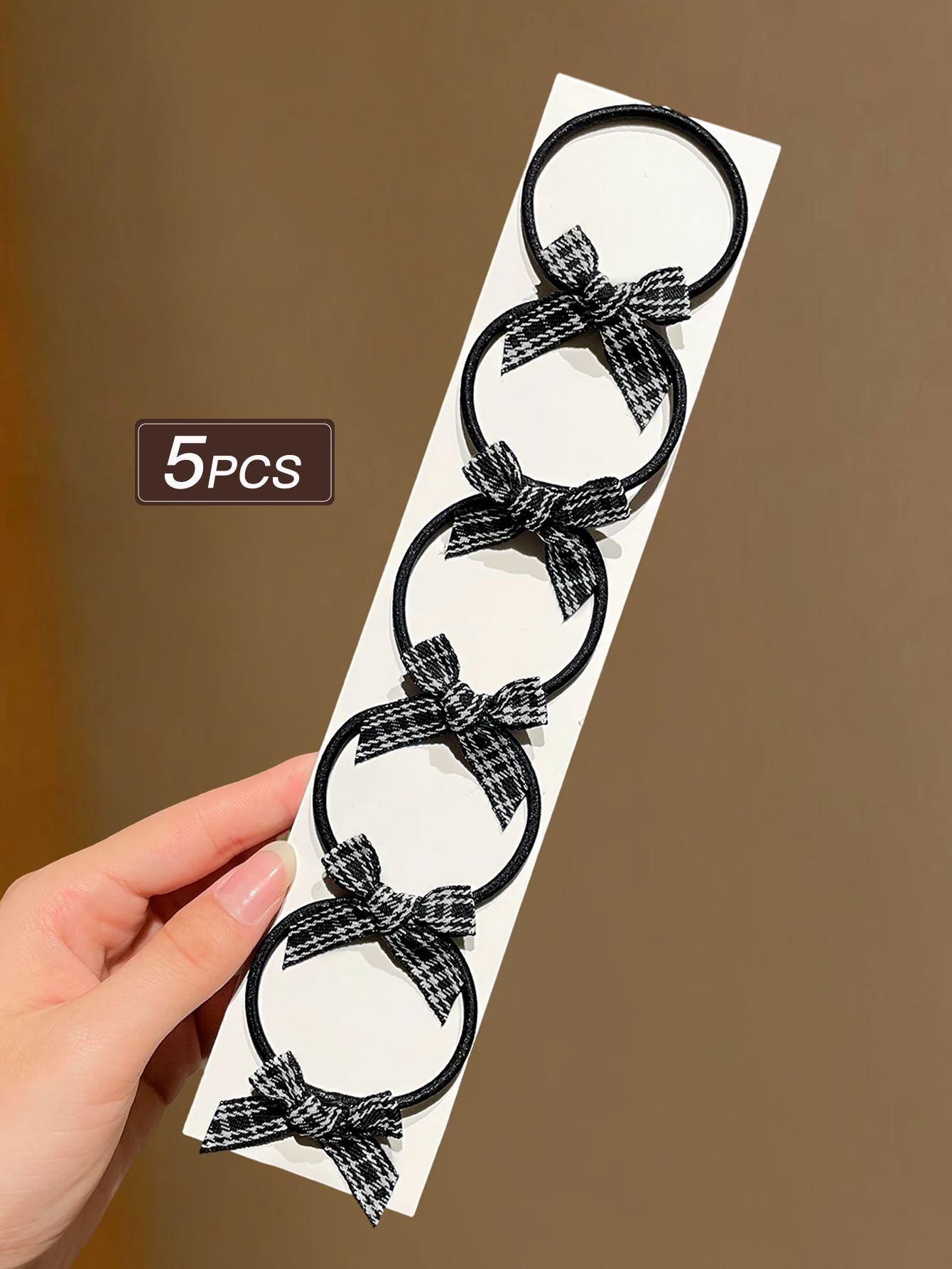 5 قطع من ربطات الشعر النسائية ذات الذيل العالي غير التالفة، أربطة مرنة للاستخدام اليومي، توصية هدية مثالية