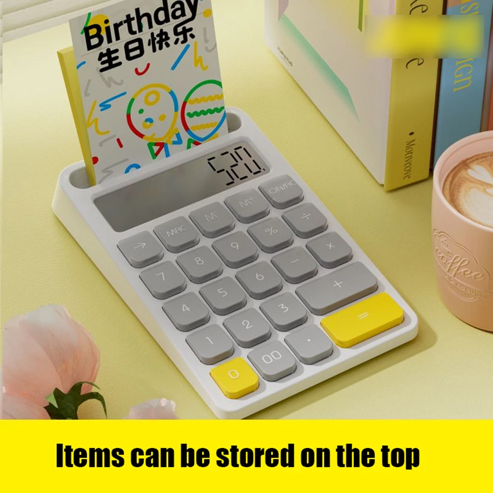 جديد سلم مفتاح حاسبة المحاسبة مكتب الطالب آلة حاسبة مالية خاصة لطيف متعدد الوظائف تخزين تخزين آلة حاسبة