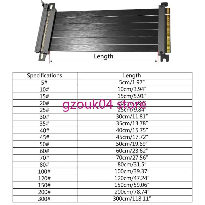 68TD PCIE3.0 Расширение карты Кабель PCIE3.0 x16 Extender Extender гибкий
