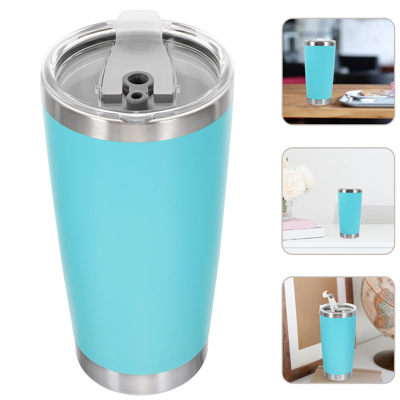 

Stainless Steel Thermal Tumbler Insulated Coffee Mug Portable Camping Cup For Car Outdoor Travel Use Keeps Hot