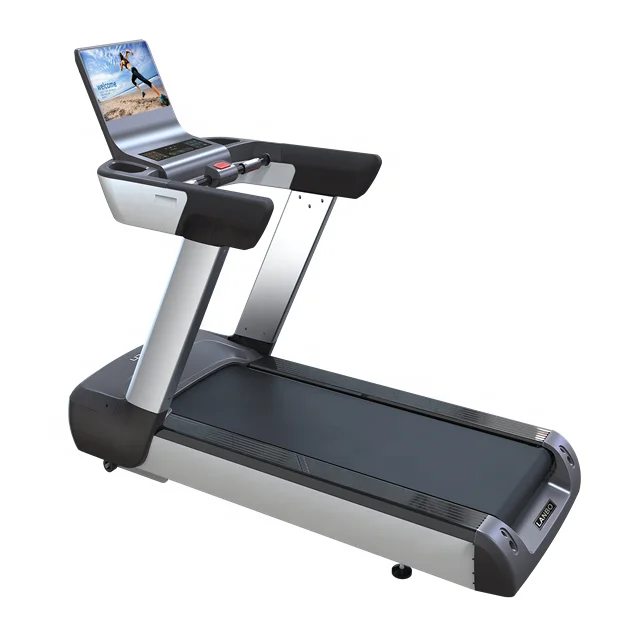 Commercial Gym Fitness Equipment Electric Motorized Treadmill With USB TV TFT Touch Screen