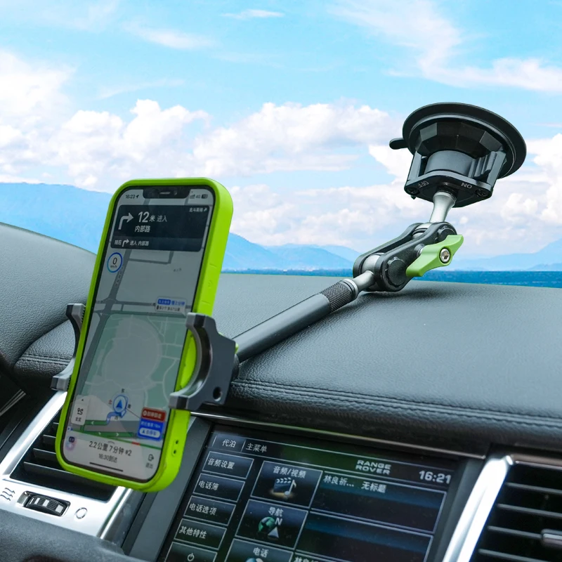 

Car Suction Cup Phone Holder Universal Wheel Adjustment Foldable Cellphone Bracket for Rain Shield/Gym/Mirror Vacuum Cup Stand