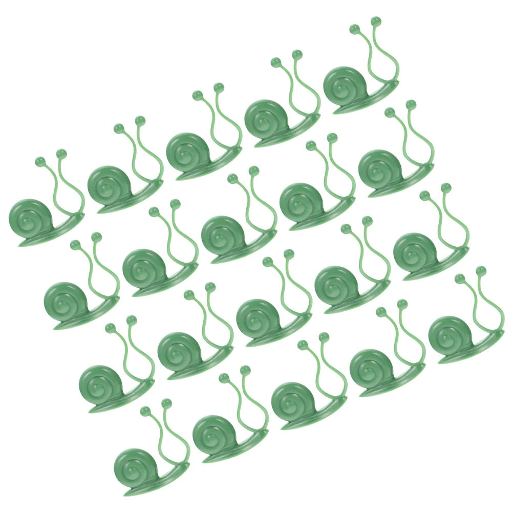 20 قطعة تسلق النبات جدار تركيبات كليب قابلة لإعادة الاستخدام البلاستيك دعم كليب لحديقة مكتب مطعم الديكور مقاطع جدار النبات #4