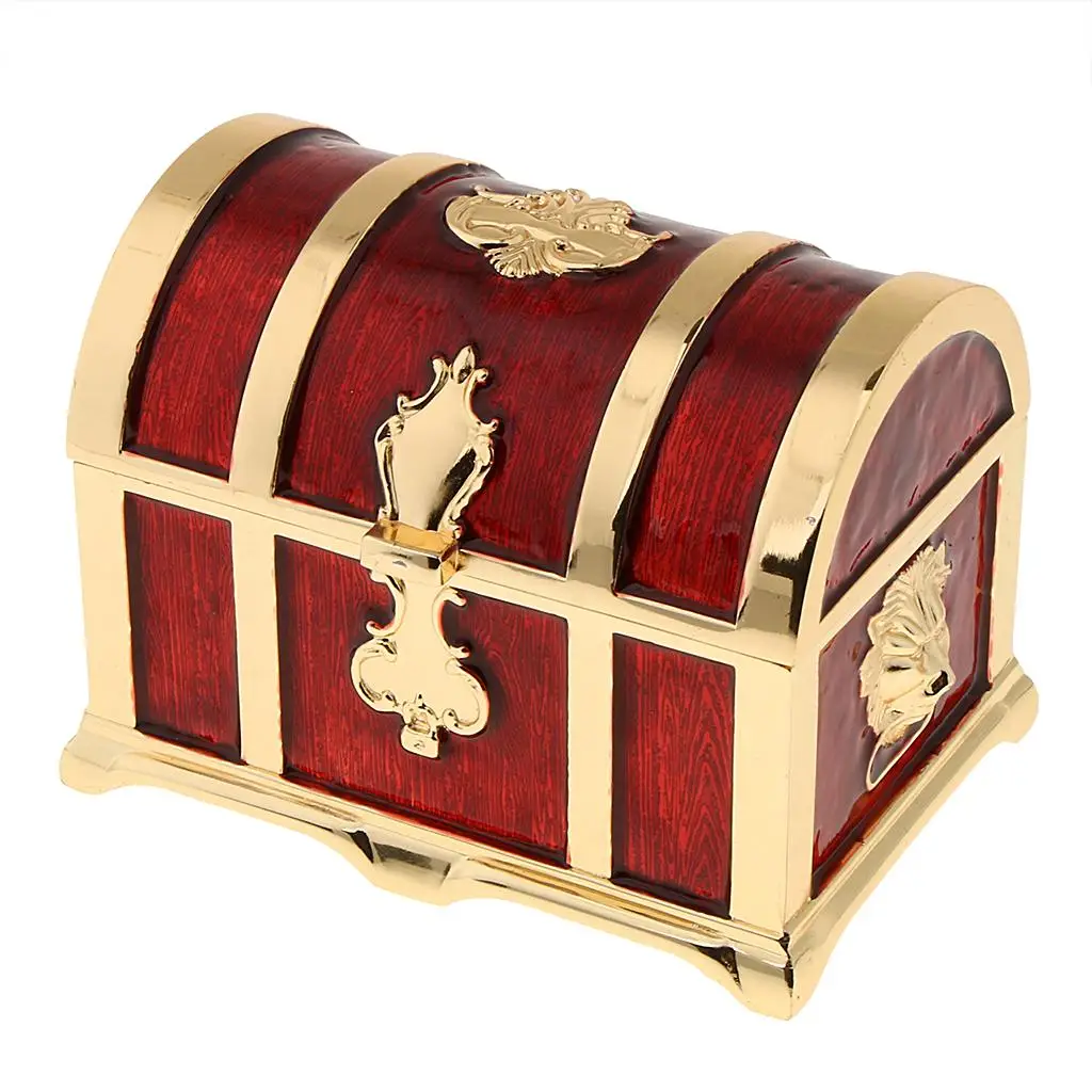 

Jewelry Box Storage Treasure Chest Jewelry Case Stylish Organizer Holder Collection Treasure Organizer