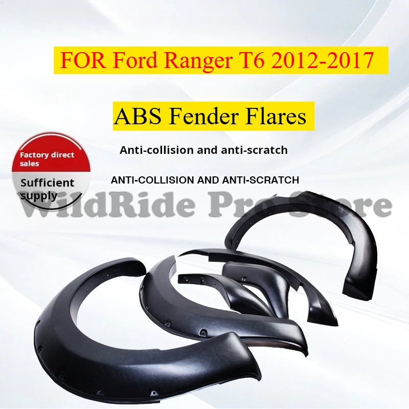 

Premium ABS Fender Flares for Ford Ranger T6 2012-2017 | Off-Road Wheel Arch Extensions with Textured Finish