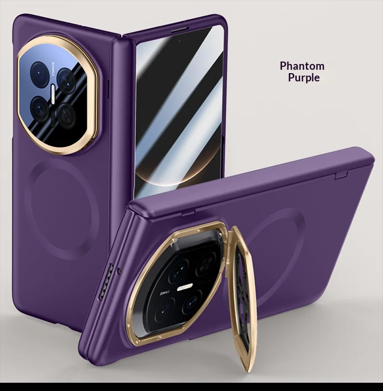 

Чехол для Huawei Mate X7/X6 из поликарбоната с металлическим креплением для объектива, магнитной беспроводной зарядкой, защитой экрана и защитой от падений