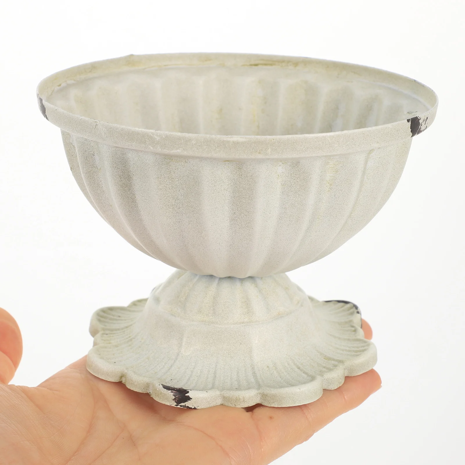 

Vintage Iron Flowerpot Floral Arrangement Vase Home Hotel Desktop Decoration Flower Vase Home Desktop Decoration