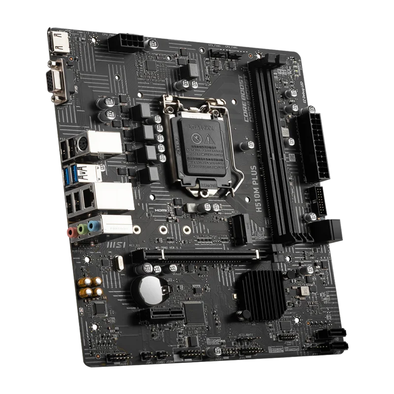 MSI H510M PLUS LGA 1200 DDR4 يدعم اللوحة الأم Intel 10th فقط