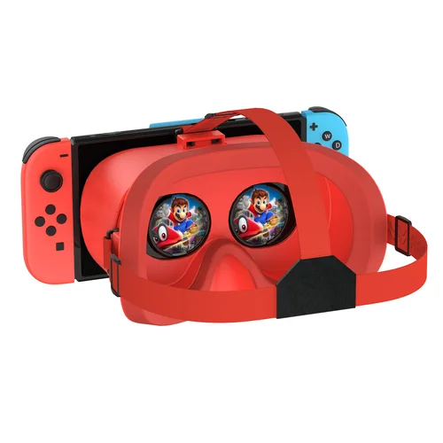 Imagen 2 del producto Auriculares VR mejorados para Nintendo Switch y Switch OLED, gafas de realidad virtual Switch con lentes HD ajustables y cómodos