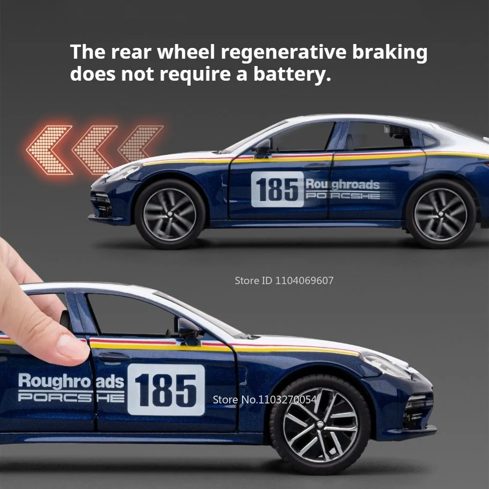 1:32 باناميرا 911 سبيكة سيارة رياضية دييكاست نماذج اللعب الأبواب مفتوحة مع ضوء الصوت التراجع المركبات شعبية سطح المكتب الحلي