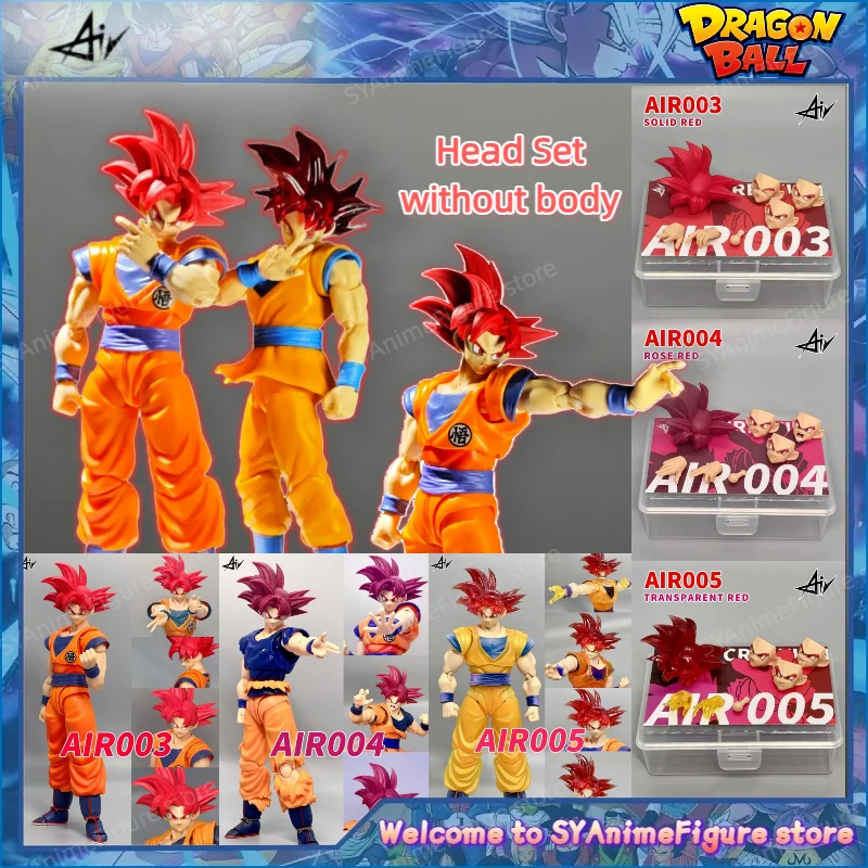 

В наличии: Набор аксессуаров для головы Air Studio Dragon Ball SHF Red God (Air 001-003) для фигурок 2.0/3.0, коллекционные модели игрушек