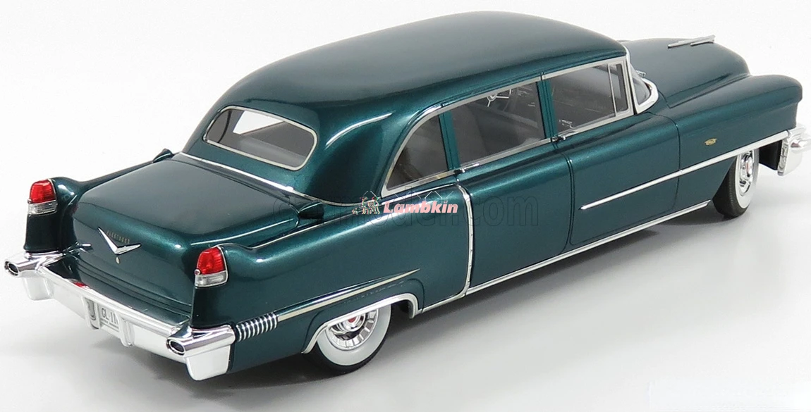 GLM 1:18 para Cadillac Fleetwood Limousine modelo Cadillac Fleetwood 75 verde clásico regalo coleccionable