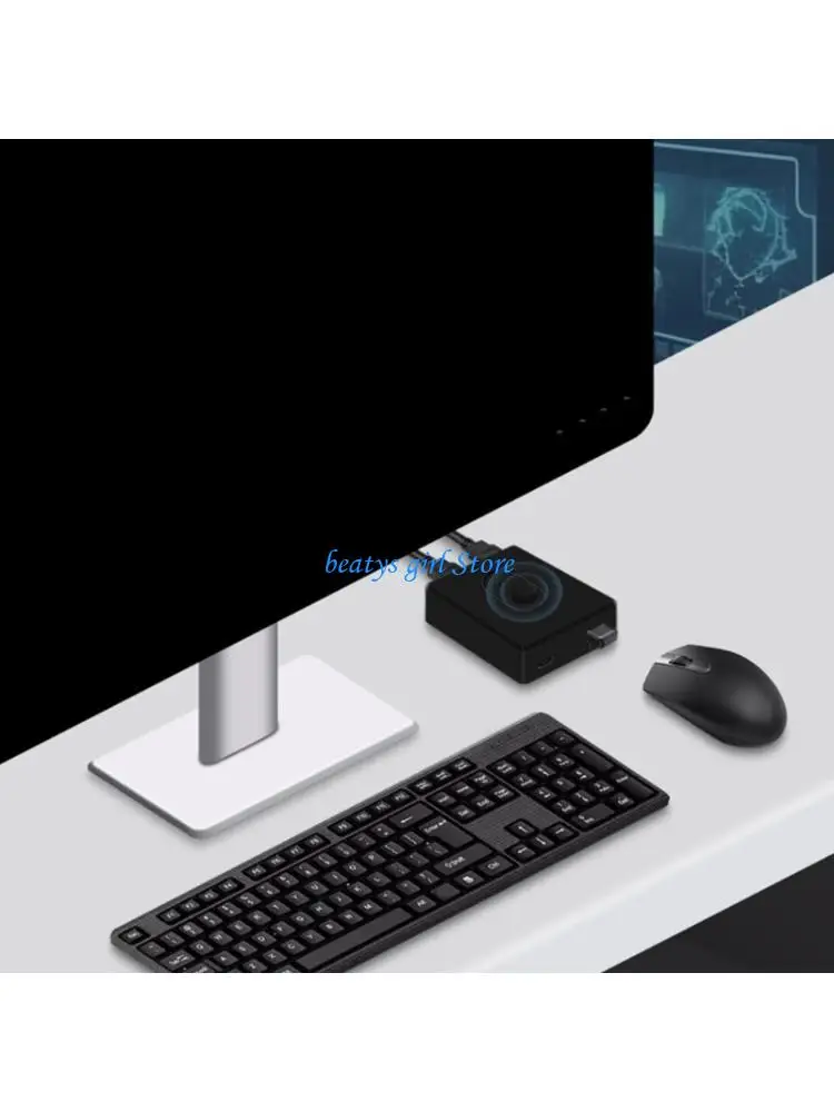 

C7AB USB2.0 Switcher Selector USB Switcher 1 in 2 Out 2 in 1 Out Bi-Directional Switcher 2 Computers Share 1 Device