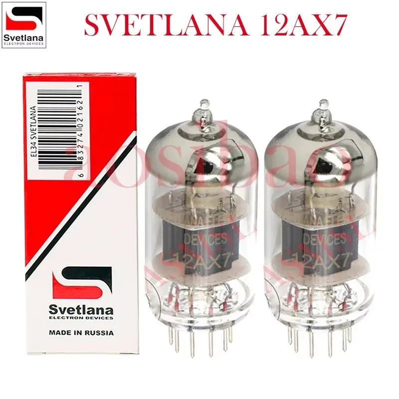 SVETLANA Tube 12AX7 Вакуумные лампы Заменить ECC83 ECC803 5751 7025 6N4 DIY Аудиоклапан Комплект усилителя электронной лампы Подходящий подлинный