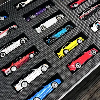 1/64 Model Cars Storage Case Storage Container, Display Dustproof, Organizing Collectible…