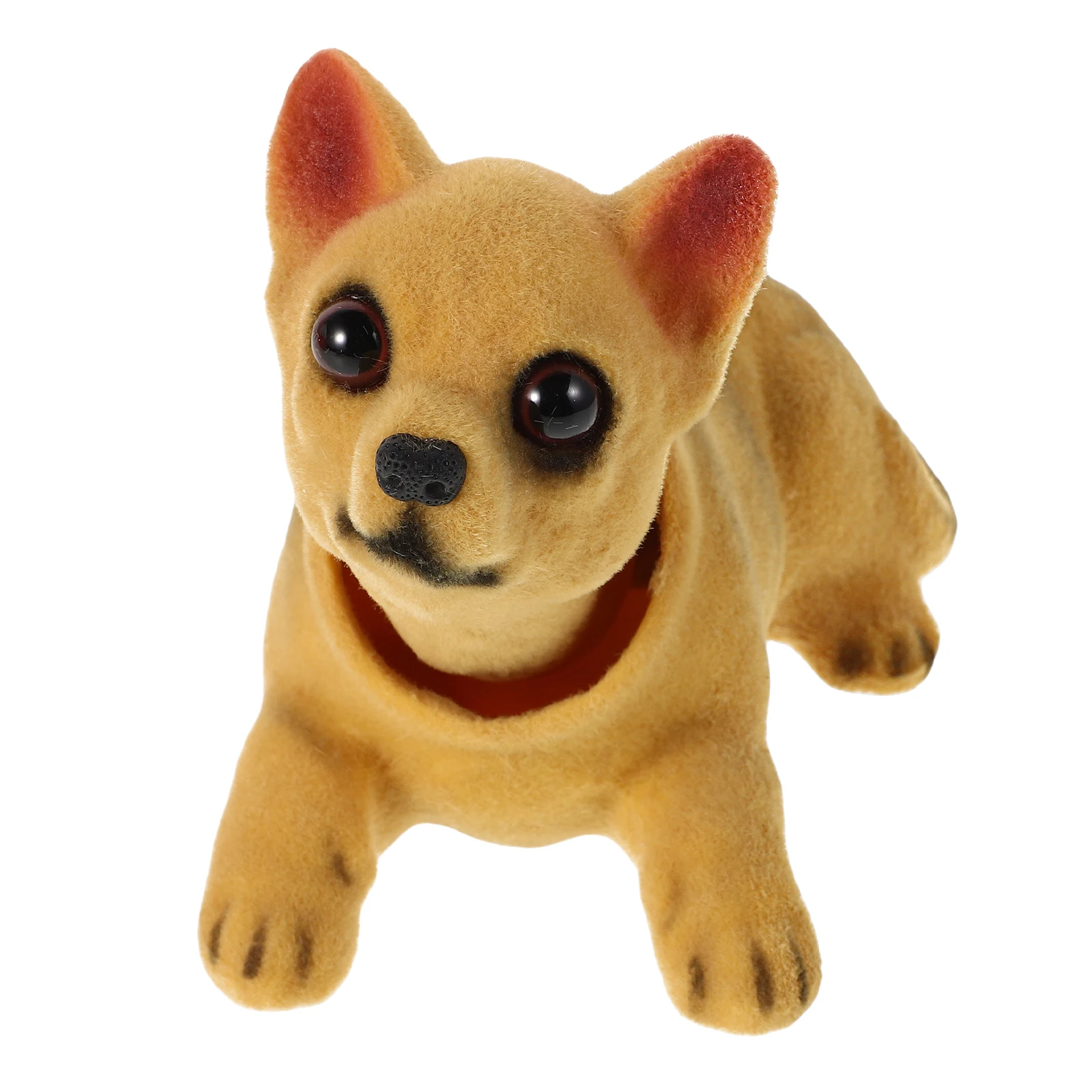 

Cute Shaking Head Dashboard Decor Resin Vehicle Ornament For Home Office Desk Puppy Play Decoration Durable Simulation Dog