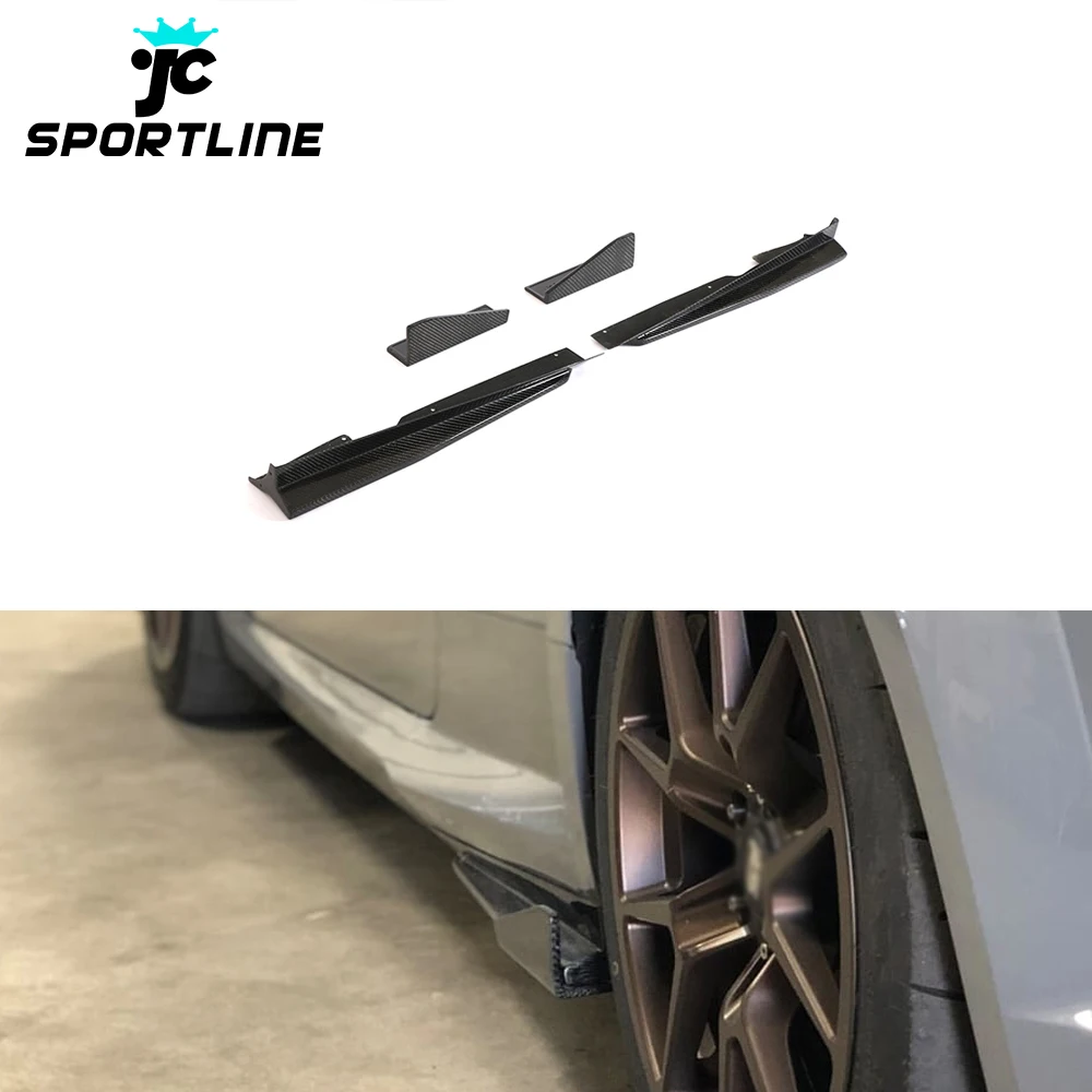

TTRS Carbon Fiber Side Skirts Splitters For Audi TTRS MK3 8S 2016-2019