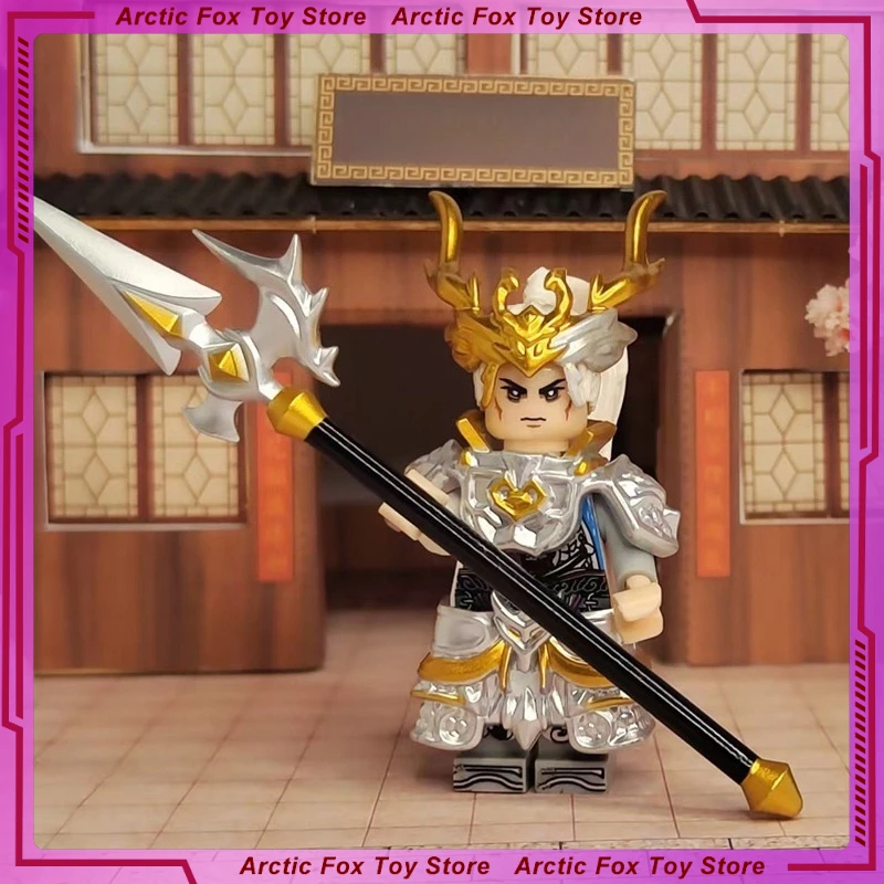 

4cm New Game Figure Han Xin Perimeter Plastic Model Statue Building Blocks Desktop Decoration Ornaments Kid Birthday Gifts Toys
