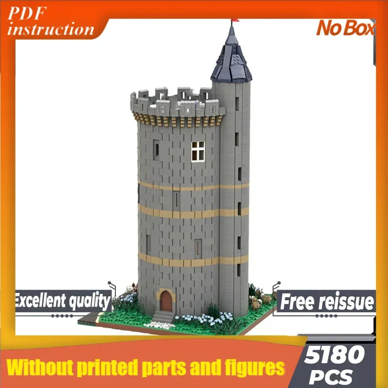 Medieval Fortress Model Moc Building Bricks The Brittany Castle Technology Modular Blocks Gifts  Toys DIY Sets AssemblyChristmas