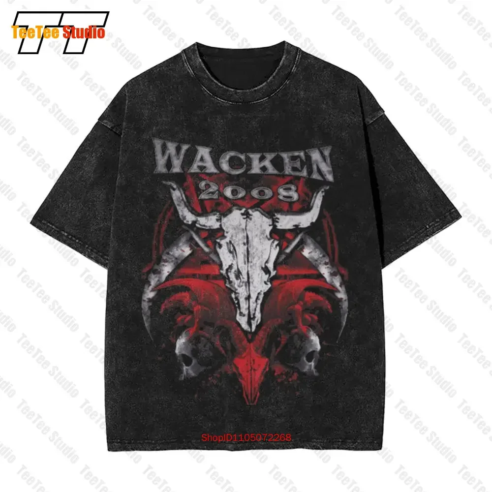 Wacken 2008 Metal Vintage Oversized T-Shirt Kreator Opeth Fotl Super Premium Xl Photos With Sizes I19M