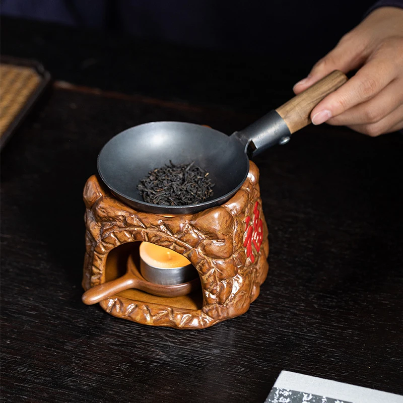 Japanese-Style Candle , Brewing Stove, Teapot Heating Base, Warmer, Roasting Tray, Incense Burner, Tea Roa