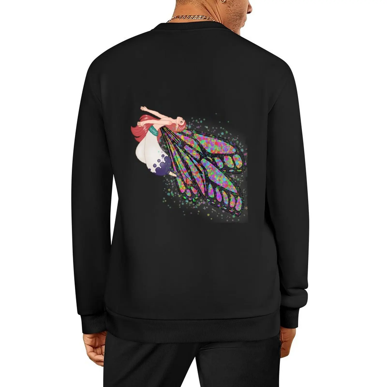 

Fairyking Gloxinia no bg Pullover autumn tracksuits men wear fashion men men's sweatshirt