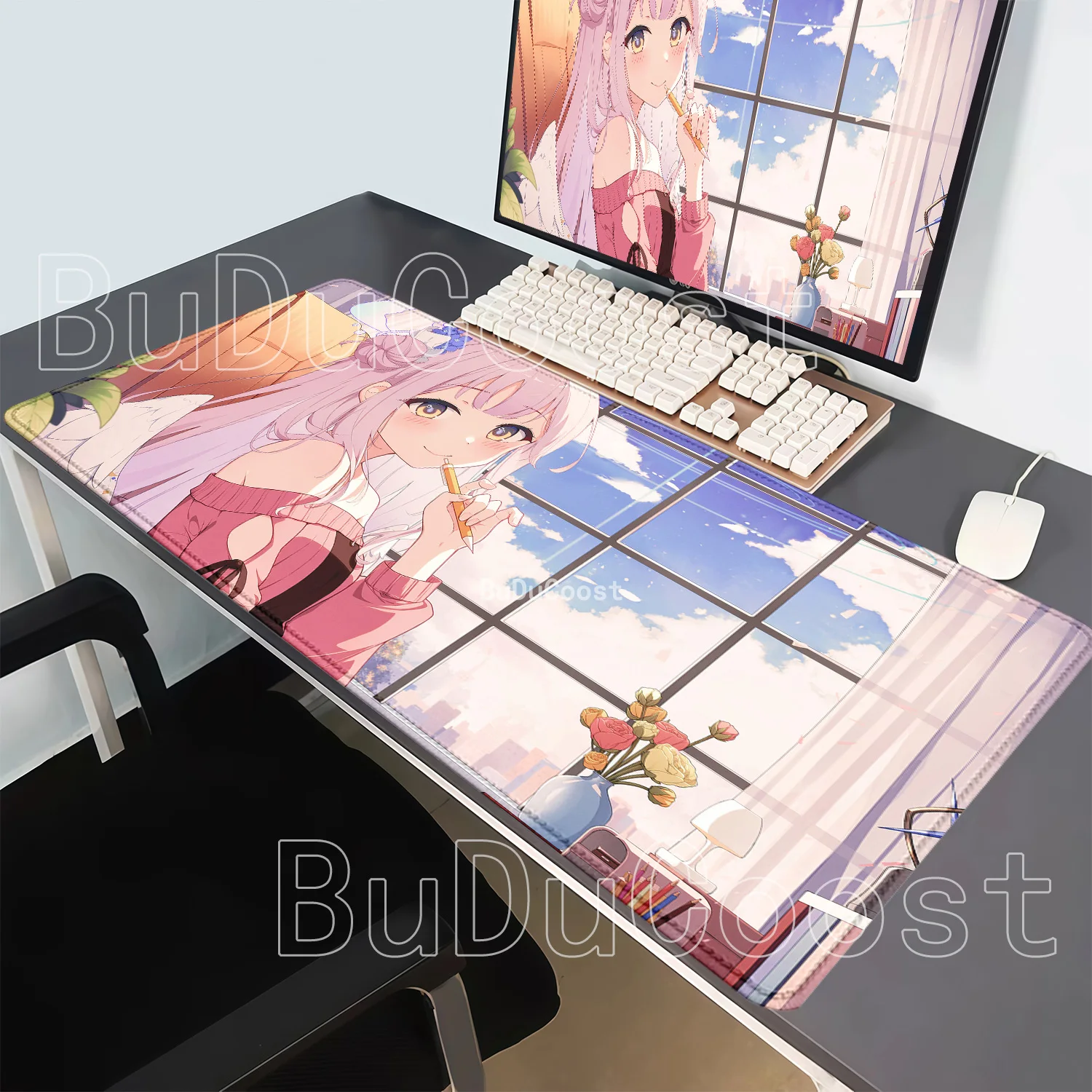 Anime Sexy Girl Misono Mika Bl – Gaming Keyboard Blue recenzja i cena