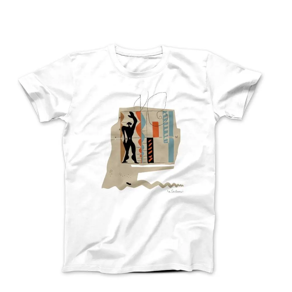 Le Corbusier The Modulor (1955) Art T-shirt High Quality 100%Cotton Short Sleeve