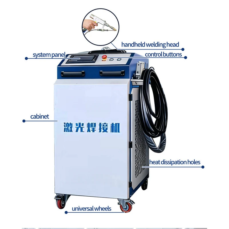 

Handheld Automatic Fiber Laser Welding Machine For Copper Pipes Nickel Steel Alloys And Other Metal Materials