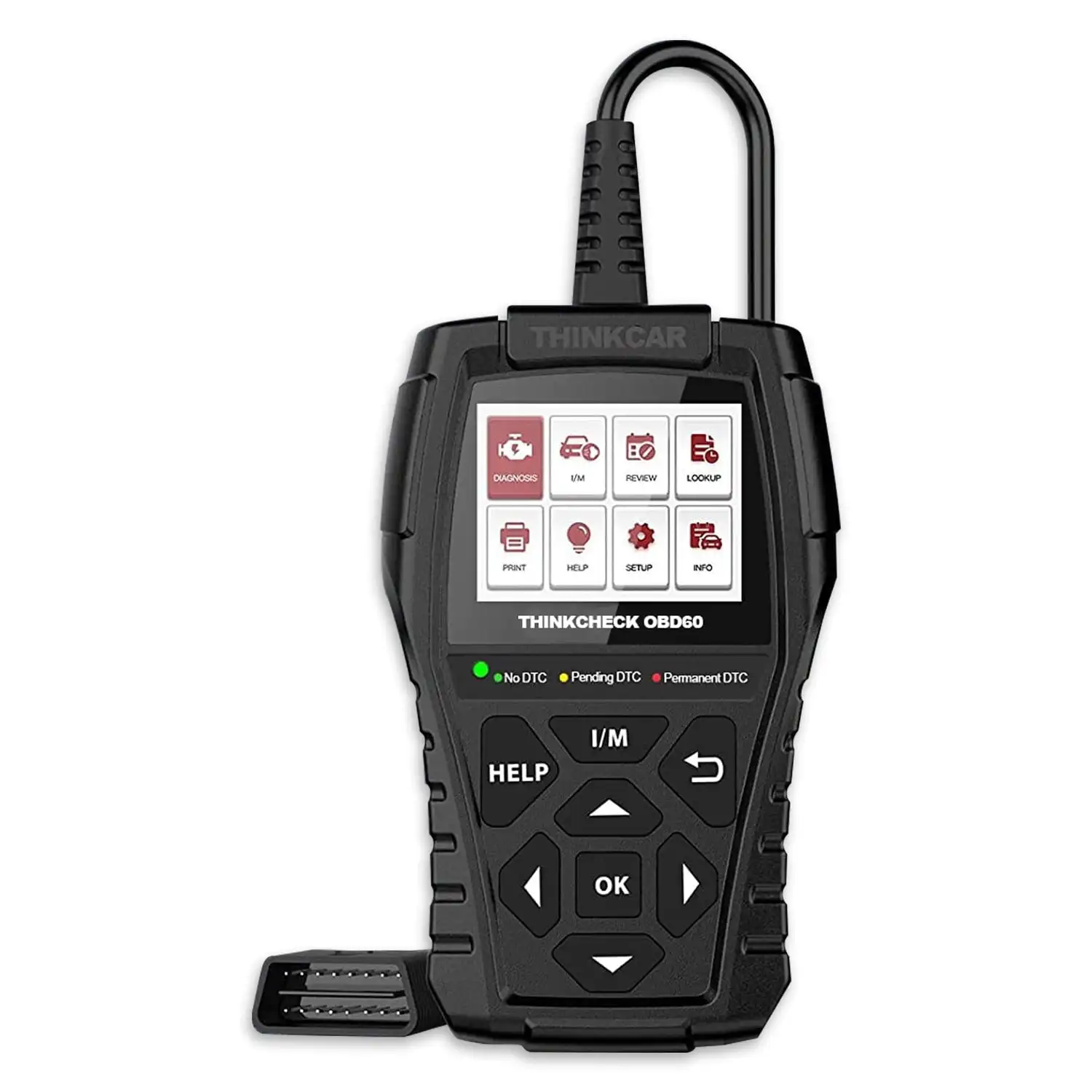 

THINKCHECK OBD60 для автомобильного сканера, инструмент для проверки считывания кодов двигателя, проверка света и смога, диагностическое оборудование для транспортных средств