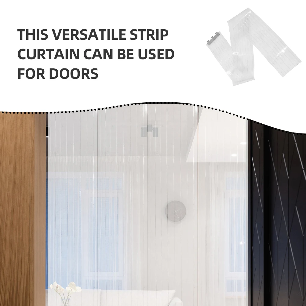 

Plastic Door Curtain Strip Transparent Replacement Garage Curtains Strap Blackout Commercial Home Use Plastic Door Strips