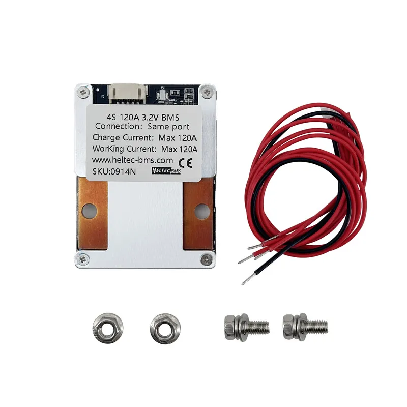 12V BMS 40A 80A 120A 3S Li-Ion 4S LiFePO4 Lithium-Batterieschutzplatine 18650 BMS mit Balancer für Motor, Energiespeicher, Lampe – Detail 10