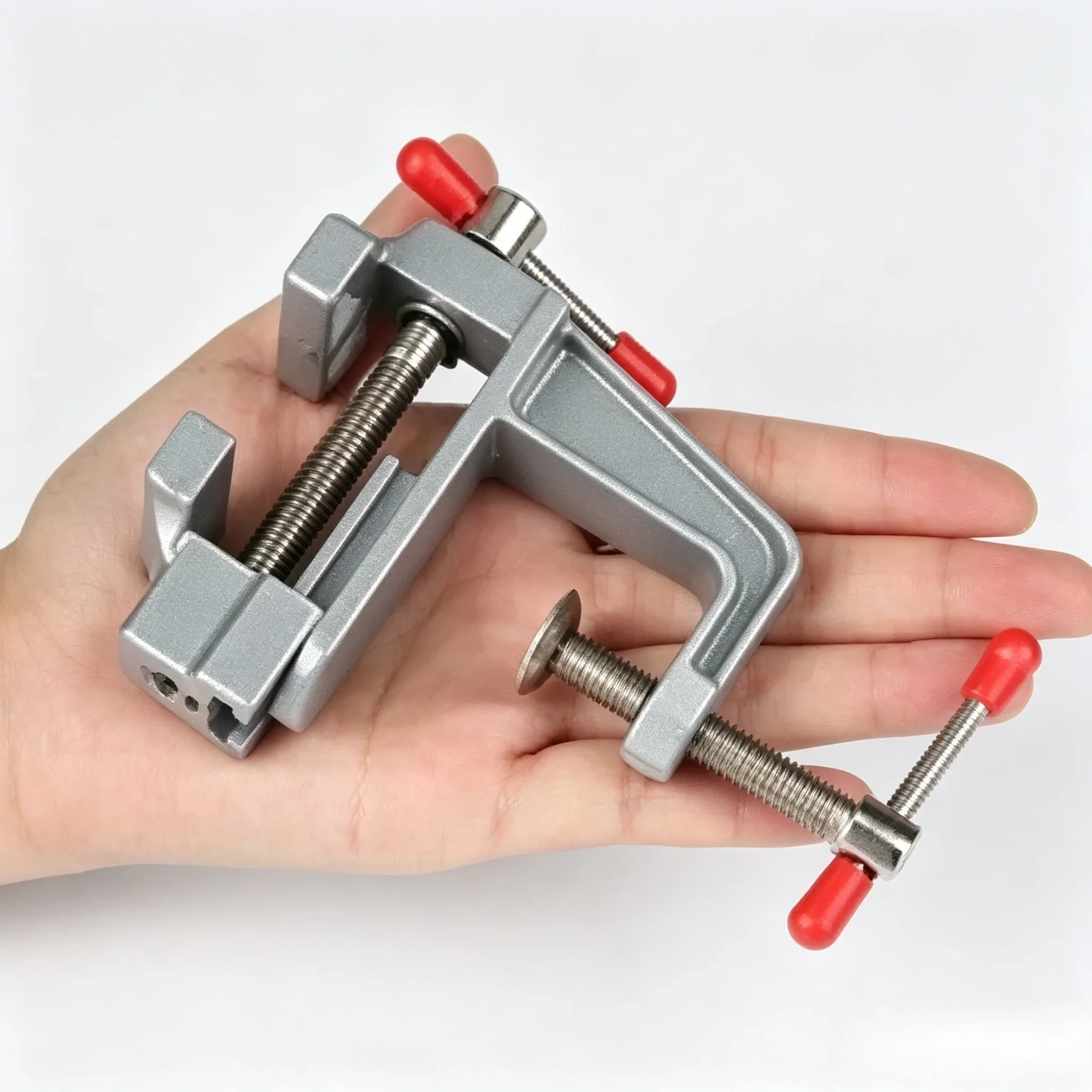 Mini Workbench Vise Multi functional Household Pliers Tiger Pliers Aluminum Mini Jewelry DIY Table Clamp Flat Pliers Fixing Tool view 4