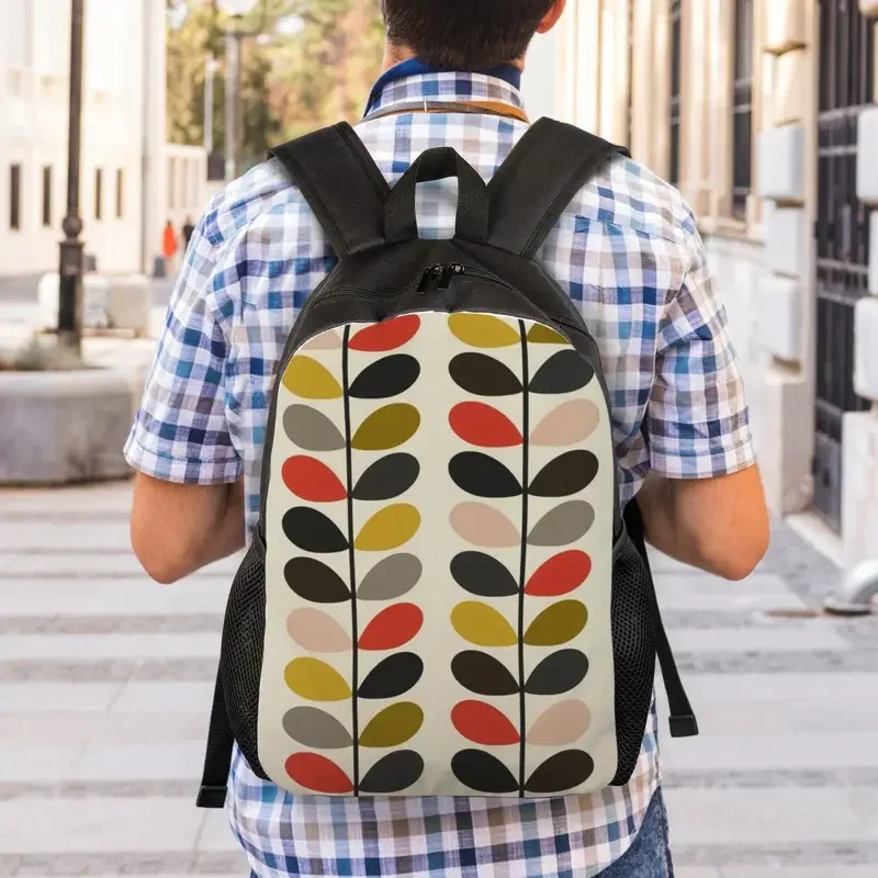 Orla Kiely Multi Stem Travel Backpack Men Women School Laptop Bookbag Flowers Floral Abstract College Student Daypack Bags