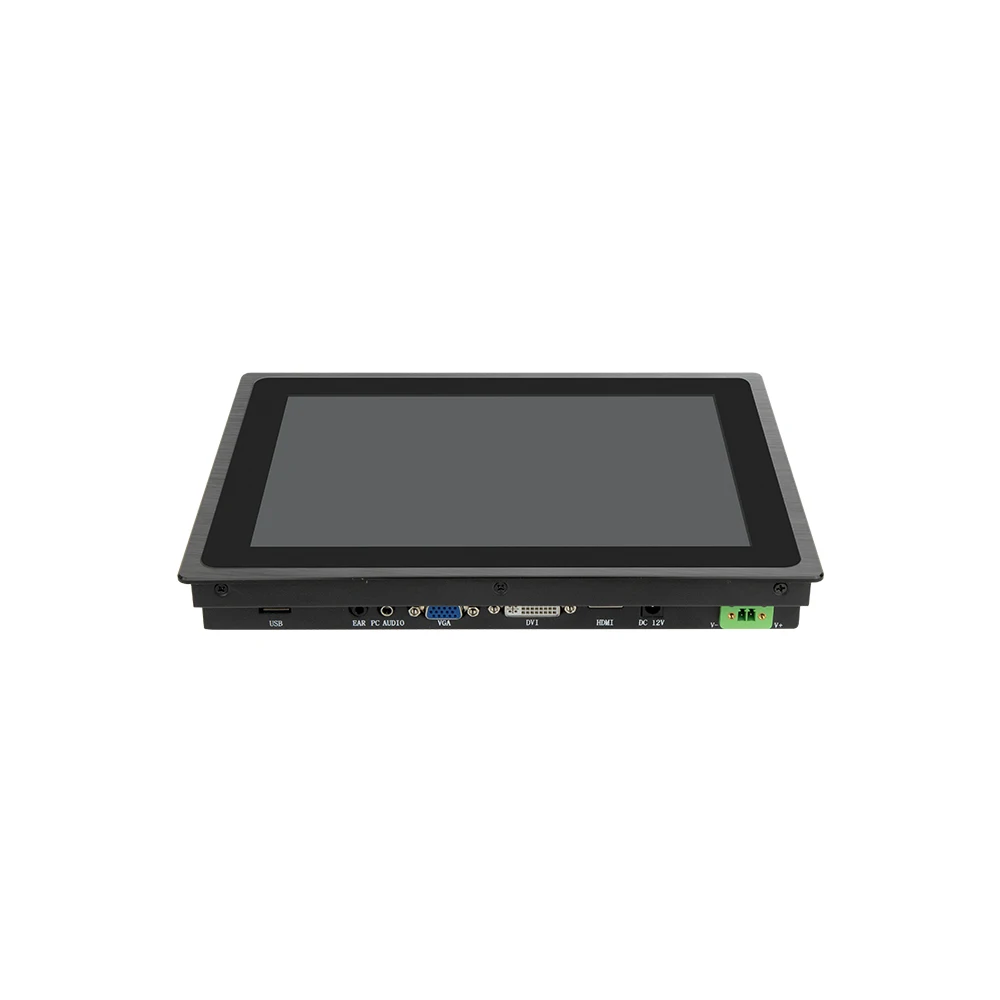 10.1 Inch Monitor Embedded Install Industrial LCD Monitor Fanless Industrial Display Capacitive Touch Monitor