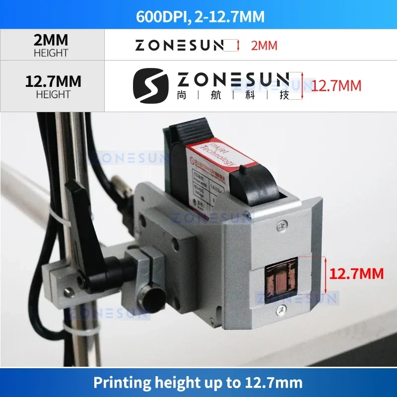 

Принтер для нанесения даты ZONESUN ZS-DC127, 12,7 мм