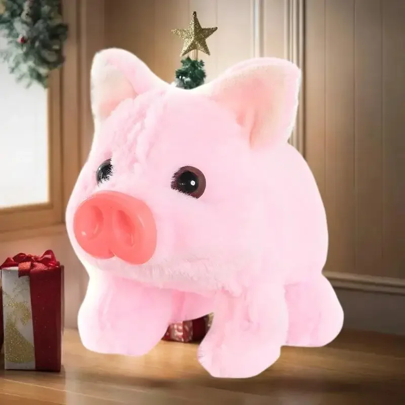 Peluche elettronico interattivo realistico per animali, robot morbido e delicato sulla pelle con controllo vocale intelligente per bambini di Pasqua