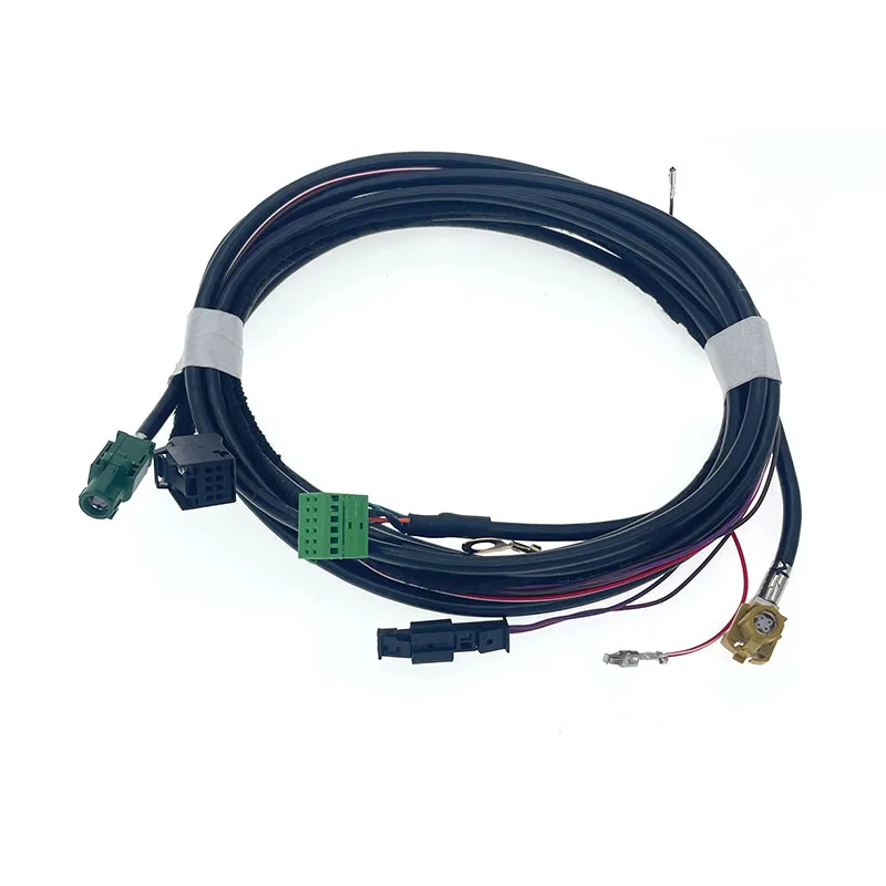 

For A4 A5 B9 8W Q5 Q7 FY Audio CarPlay AMI USB Music Smartphone Interface AUX-IN Cable wire Harness FOR 8W0035736 - 8 PIN