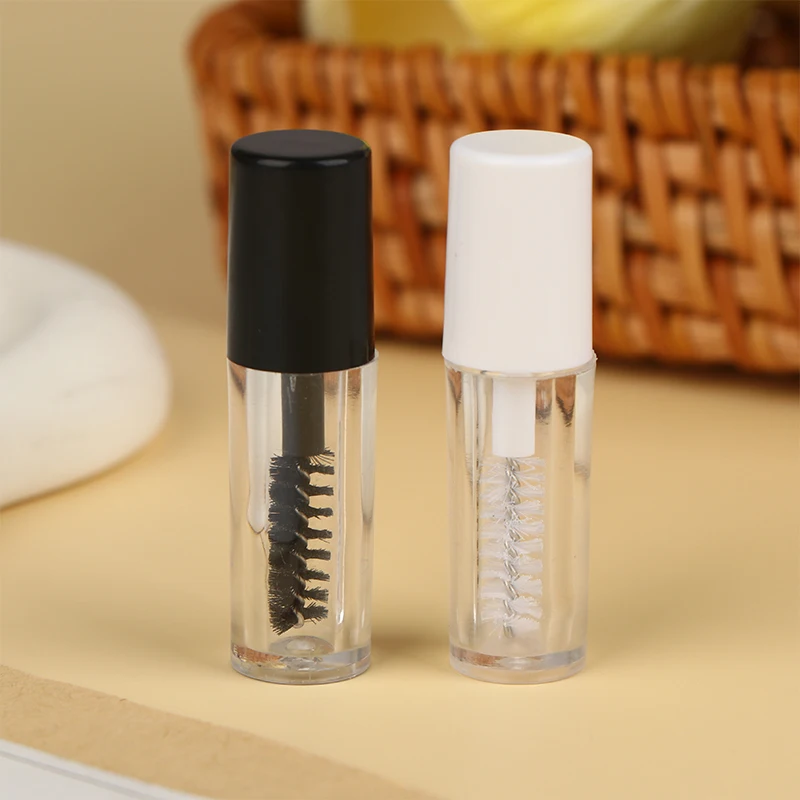 1,2 ml 3PCS Leere Mascara Rohr Mit Wimpern Zauberstab Wimpern Creme Wachstum Lösung Container Nachfüllbare Flasche Test Verpackung DIY